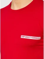 Pánske tričko 111035 1P727 06574 červená - Emporio Armani