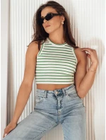 Dámsky pruhovaný top STELLA MAE white FashionStreet RY2271