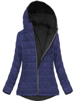 Čierno-tmavomodrá obojstranná prechodná bunda (7699) Čierno-tmavomodrá obojstranná prechodná bunda (7699)