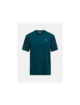 Pánske tričko PEAK PERFORMANCE M Wool-Blend Shortsleeve, zelené Pánske tričko PEAK PERFORMANCE M Wool-Blend Shortsleeve, zelené