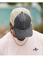 Beechfield B 672 6-panelová čiapka Vintage Trucker 53.0672 vintage denim/stone Beechfield B 672 6-panelová čiapka Vintage Trucker 53.0672 vintage denim/stone