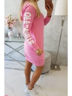 Off White svetlo ružové šaty