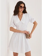 Šaty MI SK 3429.09 biele