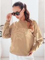 Dámska mikina CALIFORNIA DREAM beige FashionStreet BY1194