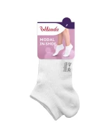 Dámske modalové ponožky MODAL IN-SHOE SOCKS - BELLINDA - biele