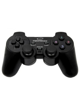 Gamepad Esperanza EG102 (PC, PS3; farba čierna) Gamepad Esperanza EG102 (PC, PS3; farba čierna)