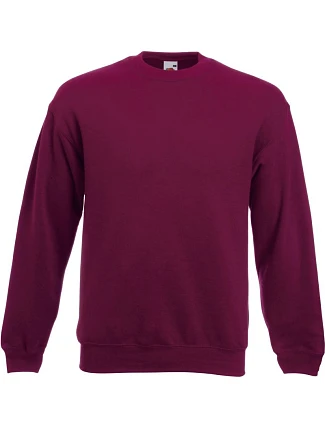 Fruit of the Loom Premium Set-In Sweat Pánska mikina 16.2154 bordová Fruit of the Loom Premium Set-In Sweat Pánska mikina 16.2154 bordová