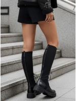 Dámske ponožkové topánky čierne FashionStreet ZY1014 Dámske ponožkové topánky čierne FashionStreet ZY1014