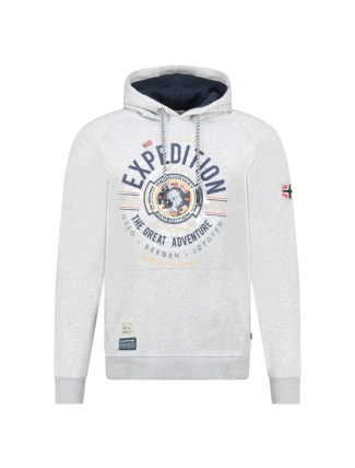 Pánska mikina Geographical Norway Galdemar DB 100 M WZ3019H/GN-Blended Grey Pánska mikina Geographical Norway Galdemar DB 100 M WZ3019H/GN-Blended Grey