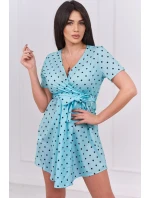 Mätové bodkované šaty