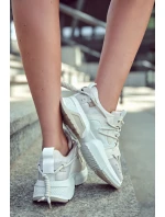 Sneakersy Sportowe Buty Damskie Beżowe Someday
