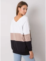 Mikina RV BL 5972.07 čierna a béžová