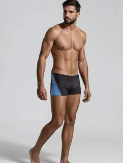 Plavky Jason2 M-108 čierna/svetlo modrá - Marko