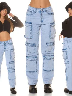 Sexi džínsy J209F svetlomodré - Koucla