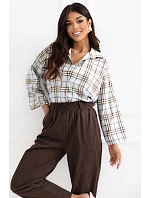 Dámska košeľa model 228900 Taliansko Moda Dámska košeľa model 228900 Taliansko Moda