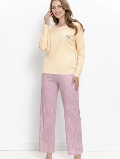 Pyžamo Taro 3617 Marigold, s dlhými rukávmi, veľkosti S–XL, Z26/27