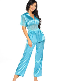 Dámske pyžamo Missy turquoise - BEAUTY NIGHT FASHION