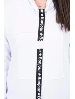 Šaty s kravatou bielej