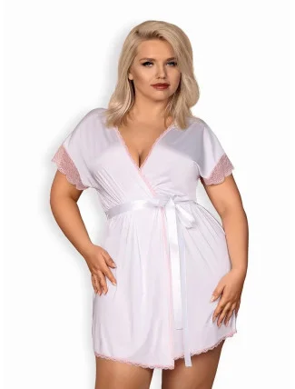 Elegantný župan girll peignoir XXL - Obsessive Elegantný župan girll peignoir XXL - Obsessive