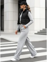 Dámska prešívaná vesta čierna FashionStreet TY5197