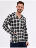 Cornette pyžamo 114/73 long/r 3XL-5XL pánske bez zipsu