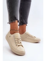 Klasyczne Trampki Damskie Big Star NN274286 Beżowe