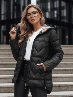 Dámska prešívaná bunda OLMO black FashionStreet TY4242