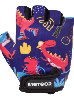 Detské cyklistické rukavice Meteor Dino cars Jr 17389 veľkosť XS