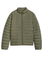 Pánska páperová bunda 4F M597 khaki 4FWAW25TDJAM597 43S pánska