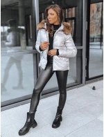 Dámska prešívaná zimná bunda SPARKLE sivá FashionStreet TY3952