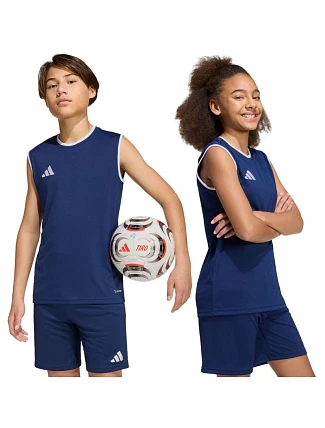 Adidas Entrada 26 detské tričko bez rukávov námornícka modrá KB3936 Adidas Entrada 26 detské tričko bez rukávov námornícka modrá KB3936