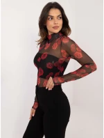 Blúzka DHJ BZ 18275 2.61 čierna a červená Blúzka DHJ BZ 18275 2.61 čierna a červená