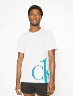 Pánske tričko NM1904E - 1W8 - biela - Calvin Klein
