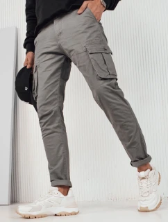 Pánske bojové nohavice šedé FashionStreet UX4255