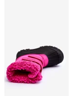 Dziecięce Śniegowce Na Rzepy Big Star Fuksja MM374112