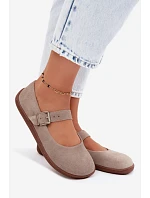 Balerínky Barefoot z prírodného semišu Zazoo 316 Cappuccino Balerínky Barefoot z prírodného semišu Zazoo 316 Cappuccino