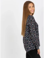 Blúzka D73771M10971AEN tmavo modrá