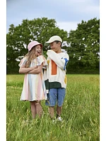 Beechfield B 653B Detská 6-panelová nízkoprofilová čiapka s kšiltom 53.653B pastelová mätová