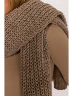 M896 Rebrovaná šatka - béžová