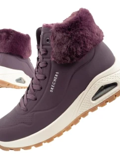 Skechers Uno Rugged dámske športové topánky zateplené topánky zimné fialové dámske