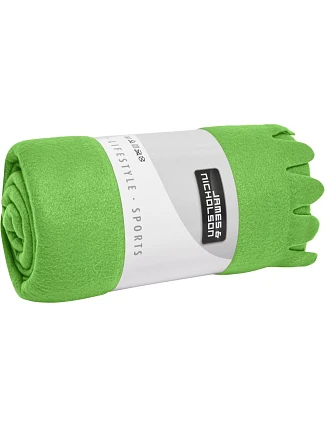 Daiber JN 957 Fleecová deka so strapcami 02.0957 zelená Daiber JN 957 Fleecová deka so strapcami 02.0957 zelená