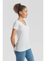 Fruit of the Loom Lady-Fit Valueweight V-Neck T Dámske tričko s výstrihom do V 16.1398 tmavomodrá