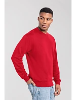 Mikina Fruit of the Loom Iconic 250 Set-In Sweat 16.2292 červená