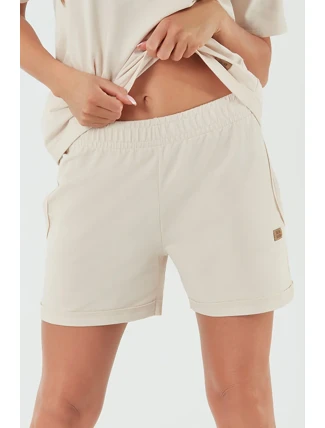 Talianska móda Madri krep farba: béžová