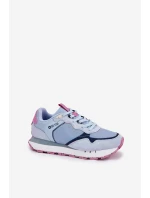 Zamszowe Lekkie Buty Sportowe Damskie Big Star RR274236 HI-POLY SYSTEM Niebieskie