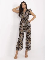 Kombinéza DHJ KO 13568.13P čierna a béžová