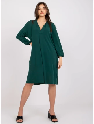 Dámske šaty Dress-EM-SK-604.10P-tmavo zelená Dámske šaty Dress-EM-SK-604.10P-tmavo zelená