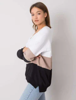 Mikina RV BL 5972.07 čierna a béžová