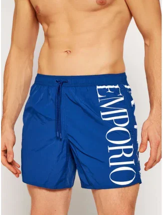 Pánske plavkové šortky 211740 1P414 23033 modrá - Emporio Armani
