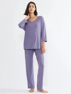 Dámske tričko Timeless Sensuality PK 3/4 Sleeves - PURPLE - fialové 3595 - TRIUMPH